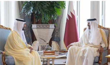 سفير الإمارات يقدم أوراق اعتماده إلى أمير قطر