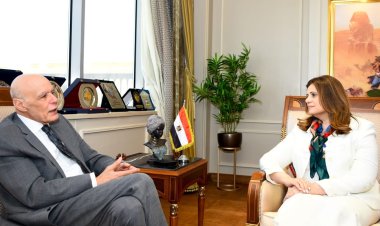 وزيرة الهجرة تبحث التعاون مع مستشار رئيس الجمهورية للشئون الزراعية