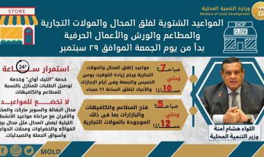 وزير التنمية المحلية يوجه المحافظات بالبدء اليوم في تطبيق المواعيد الشتوية لغلق المحال والمطاعم