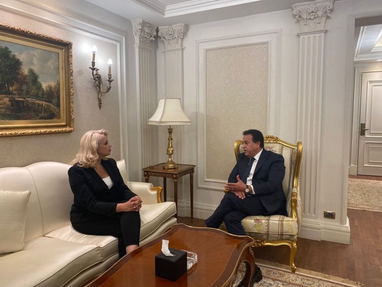 وزير الصحة يبحث سبل التعاون بين مصر وصربيا في القطاع الصحي