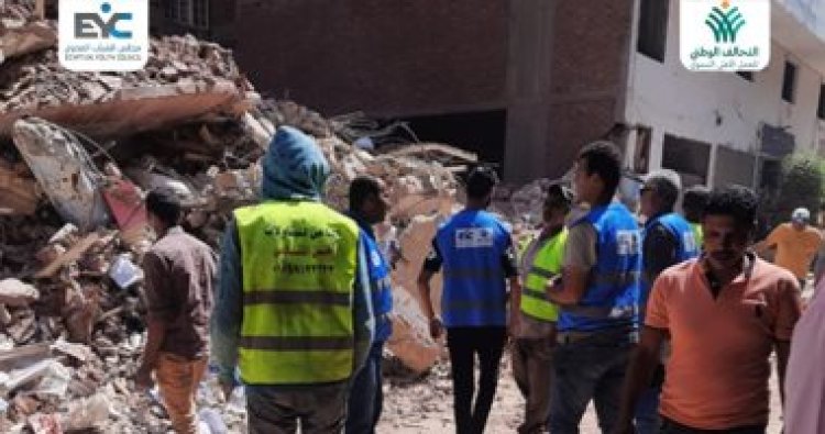 التحالف الوطنى للعمل الأهلى يوفر الدعم النفسي لأسر ضحايا انهيار عقار حدائق القبة