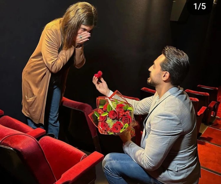 بلوجر لبناني يفاجئ زوجته في عيد ميلادها.. ورد فعل غير متوقع