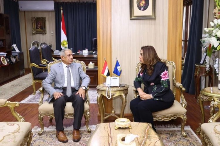 محافظ دمياط تستقبل رئيس الأكاديمية العربية للعلوم والتكنولوجيا