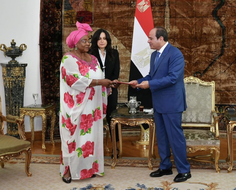 الرئيس السيسي يستقبل رئيس مجلس الشيوخ بغينيا لبحث التعاون الثنائي