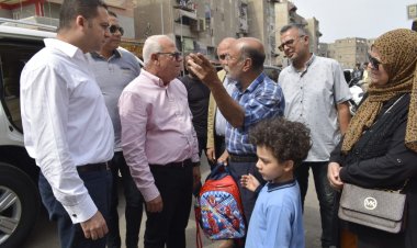 محافظ بورسعيد يتفقد سير أعمال تطوير منطقة السيدة خديجة بحي الضواحي