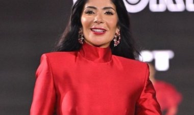 مني زكي على «run way» في أسبوع الموضة بباريس