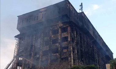 «كلاب للتفتيش وستائر خضراء»..  مديرية أمن الإسماعيلية بعد 60 ساعة من الحريق (صور)