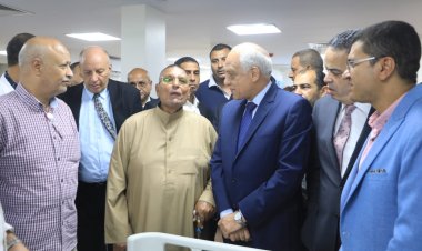 محافظ الجيزة يفتتح وحدة العناية المركزة بمستشفي أبو النمرس المركزي