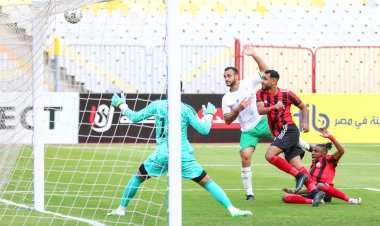 المصري يفوز على الداخلية بثلاثية ويتقدم للمركز الرابع في الدوري
