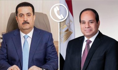 الرئيس السيسى يتلقى اتصالا من رئيس وزراء العراق بشأن تطورات أوضاع المنطقة