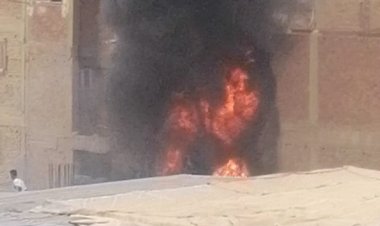 اشتعال حريق فى مركز شباب الأندلس بالمرج