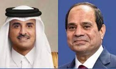 عاجل|  أمير قطر يجري اتصالاً هاتفياً مع الرئيس السيسي لبحث أوضاع غزة