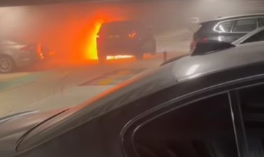 حريق ضخم في مطار «لندن لوتن».. والسبب سيارة