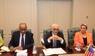 «حجازي» يستقبل نائب مساعد وزير الخارجية الأمريكي لشؤون التعليم والثقافة