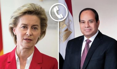 السيسي يبحث هاتفيا مع رئيسة المفوضية الأوروبية التصعيد العسكري في فلسطين