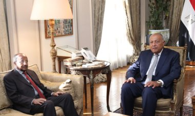 شكرى يلتقي مع وزير خارجية إريتريا والمستشار السياسي للرئيس الإريتري