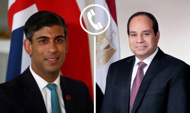 الرئيس السيسي يتلقى اتصالاً هاتفياً من رئيس وزراء بريطانيا