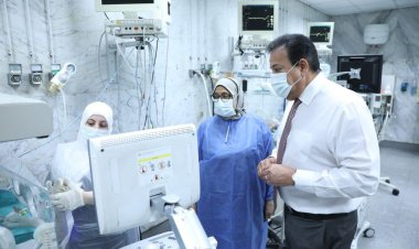وزير الصحة يتفقد مستشفى الجلاء التعليمي لأمراض النساء والولادة والأطفال
