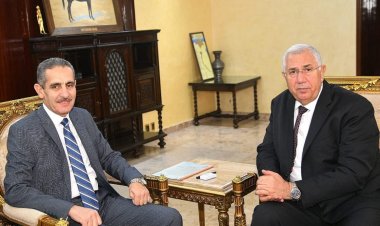 «القصير و رحمي» يبحثان موقف المشروعات الزراعية واستغلال الأصول بالغربية