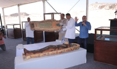 وزارة السياحة والآثار: الكشف لأول مرة عن جبانة كبار موظفي وكهنة الدولة الحديثة بمنطقة الغريفة بتونا الجبل بالمنيا