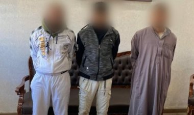 القبض على المشتبه فيهم فى واقعة مقتل 3 أشخاص داخل سيارة بالواحات البحرية