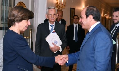 الرئيس السيسي يستقبل وزيرة خارجية فرنسا (صور)