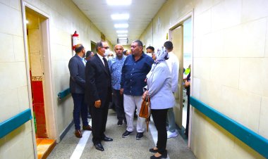 محافظ كفرالشيخ يتفقد أعمال تطوير ورفع كفاءة قسم العناية المركزة بالمستشفى العام