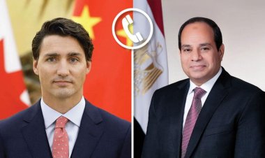 السيسي يتلقى اتصالًا هاتفيًا من رئيس وزراء كندا