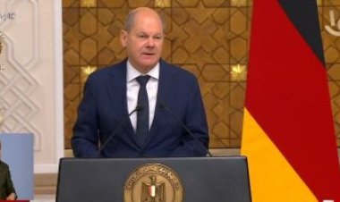 المستشار الألماني: نعمل مع مصر من أجل وصول المساعدات الإنسانية لقطاع غزة