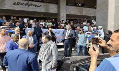 طالبوا بغلق السفارة.. وقفة حاشدة لمحاميي الغربية تنديدًا بمجازر إسرائيل