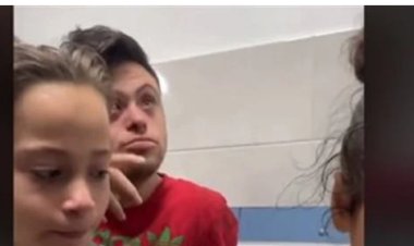 شاب من ذوي الهمم يبحث عن أشقائه في المستشفى المعمداني بغزة