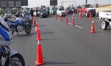 غلق كلى لشارع الأسمرات أمام القادم من شارع 9 ميدان الخزان 