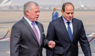 عاجل| السيسي يبحث مع الملك عبدالله التصعيد العسكري داخل غزة
