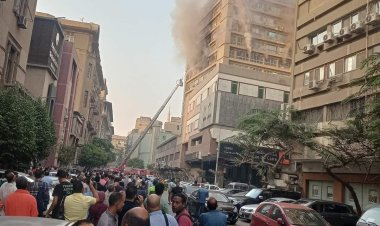 حريق داخل شقة سكنية بمنطقة وسط البلد