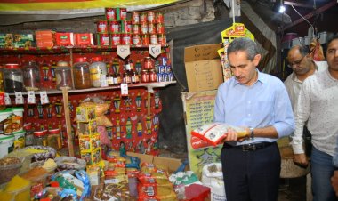 جولة ليلية لمحافظ الغربية بالمحلة الكبرى لتفقد المعارض والمنافذ التجارية