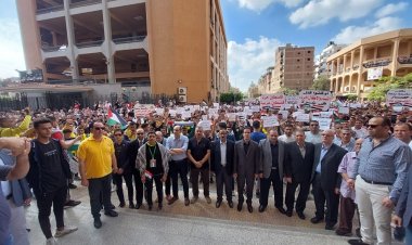 جامعة بنها تنظم وقفة تضامنية كبرى لدعم الدولة المصرية والشعب الفلسطيني