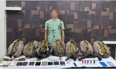 سقوط 4 عاطلين بحوزتهم «25 كيلو حشيش وبانجو وهيروين وآيس وأسلحة نارية» فى المنوفية والشرقية