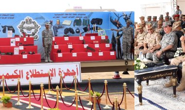 عاجل| رئيس الأركان يشهد بيانًا عمليا لأعمال التطهير الكيميائي بإحدى القواعد الجوية