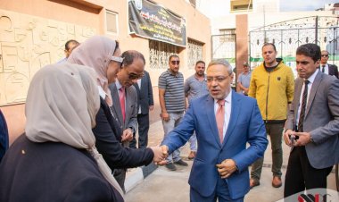 افتتاح جدارية تجسد إنجازات الجمهورية الجديدة بكلية التربية النوعية في جامعة طنطا