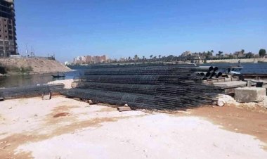 بدء إنشاء كوبرى لربط المرحلة الأولى والتوسعة الجديدة أمام المدينة الطبية بسوهاج