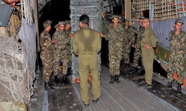 الجزائر تواصل عملية شحن ونقل المساعدات الإنسانية للشعب الفلسطيني