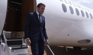 ماكرون يتوجه إلى القاهرة للقاء الرئيس السيسي