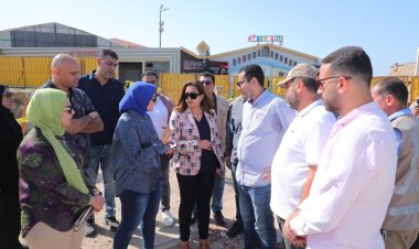 محافظ دمياط تتابع ميدانيًا تنفيذ مشروع تطوير منطقة اللسان