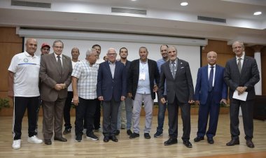 محافظ بورسعيد يحتفى برؤساء الوفود المشاركة بالبطولة الدولية الأولى للشركات