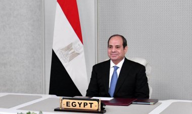 الرئيس السيسي: فرنسا ترسل سفينة طبية لعلاج المصابين فى قطاع غزة