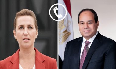 الرئيس يتلقى اتصالًا من رئيسة وزراء الدنمارك تناول التباحث بشأن التطورات في غزة