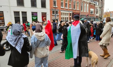 مظاهرات تدعم القضية الفلسطينية في هولندا