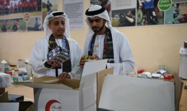 أصحاب الهمم وكوادر زايد العليا يشاركون في حملة تراحم من أجل غزة