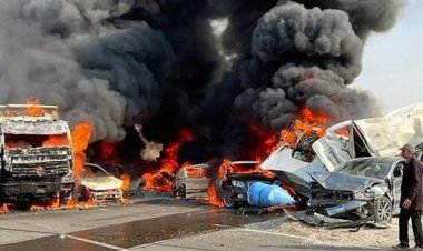 الأسماء الكاملة لـ 53 للمصابين في حادث التصادم بطريق الإسكندرية الصحراوي