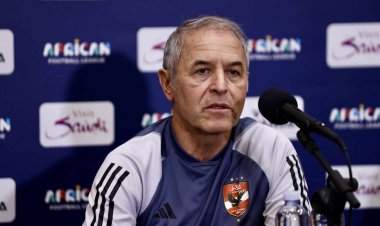 مؤتمر صحفي لمدرب الأهلي للحديث عن مواجهة شباب بلوزداد 